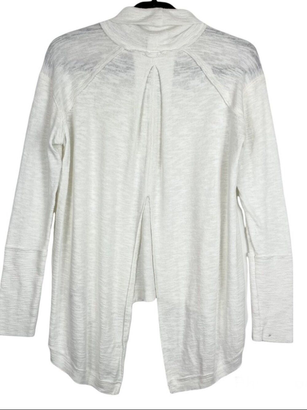 FREE PEOPLE We The People Cream Turtleneck Open Back Sweater SMALL